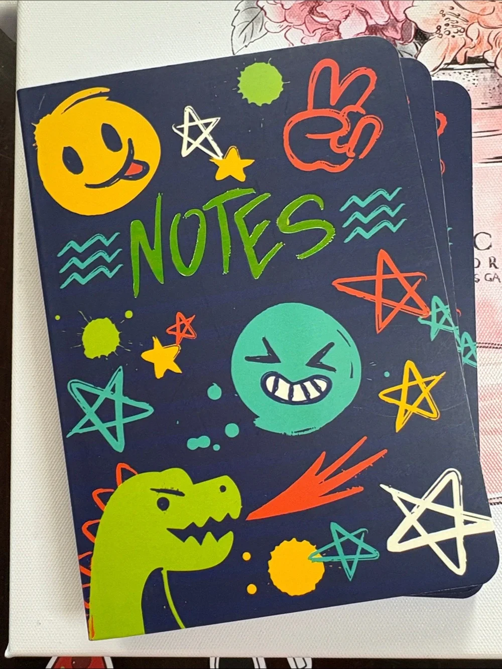 7 Assorted Journals & Notebook & Erasers